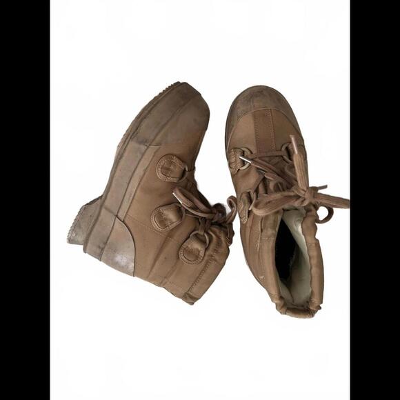 EUC Acne Studios Brown Vulcanized Lace-Up Boots SOLD OUT! - Picture 3 of 7